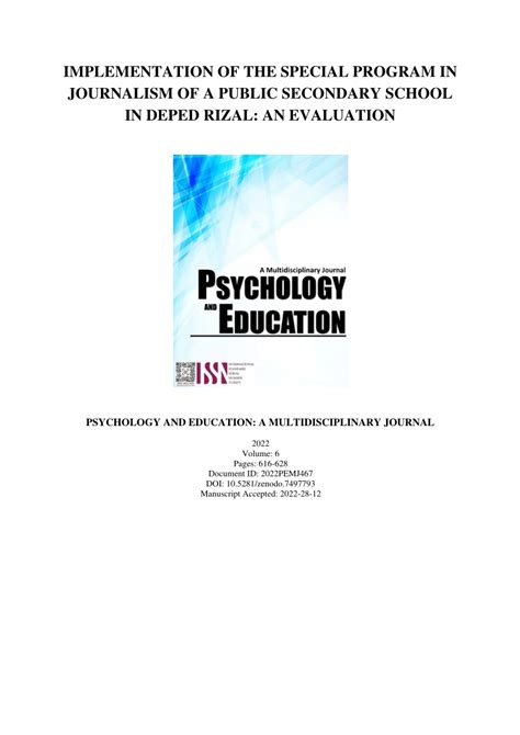 GUIDELINES ON THE IMPLEMENTATION OF THE SPECIAL PROGRAM F.